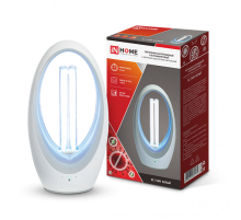 Светильник бактерицидный ультрафиолетовый настольный БС Т36W 36Вт белый с датчиком присутствия 230В  4690612034539  IN HOME