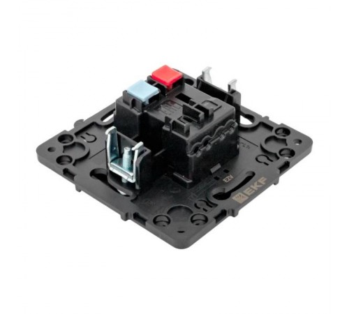 Механизм кнопки нажимной 10А черный Стокгольм  EZV10-221-10  EKF