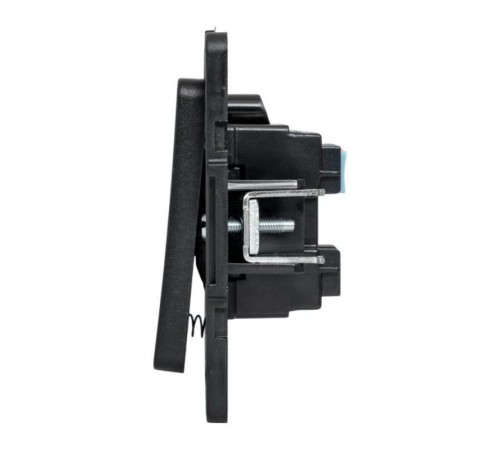 Механизм кнопки нажимной 10А черный Стокгольм  EZV10-221-10  EKF