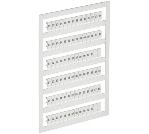 ARMAFIX Маркер для CTS/CP 2,5мм2 с символами "81-90"   AF-CT10D-M-D25-09  IEK (ИЭК)