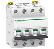 Выключатель автоматический четырехполюсный iC60L 63А C 15кА  A9F94463  Schneider Electric