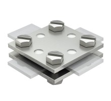 Соединитель полосы крестовой (256 A-DIN 30 V4A)  5314659  OBO Bettermann