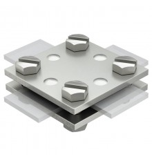 Соединитель полосы крестовой (256 A-DIN 30 V4A)  5314659  OBO Bettermann