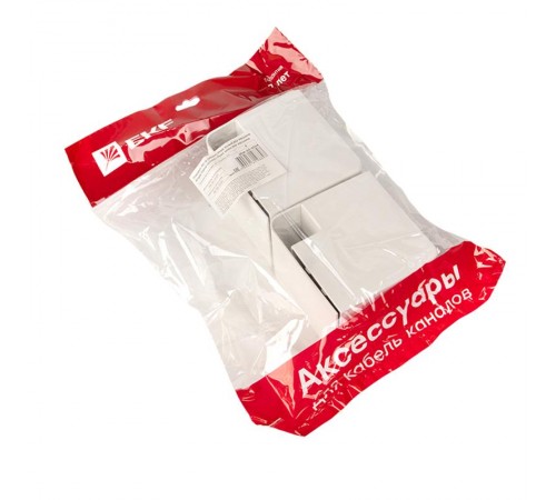 Поворот 90 гр. (60х60) (4 шт) Plast EKF PROxima Белыйabw-60-60x4EKF