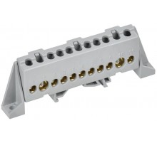 TEKFOR Шина L "фаза" в комбинированном DIN-изоляторе "Стойка" 8х12-11-Ср  TF-NN20-11-DP-K03  IEK