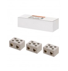 Керамический блок зажимов 15 Ампер 2 пары контактов с крепежным отверстием  SQ0531-0507  TDM