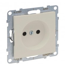 SUNO Силовая розетка 2К 16А 250В. Винтовые зажимы. Цвет "Слоновая кость"  721233  Legrand