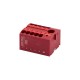 Блок распределительный, зажим push-in, 1 ввод 6 кв.мм, 10 точек подключения 2,5 кв.мм, красный  DTP1-110-104SPUR  DKC