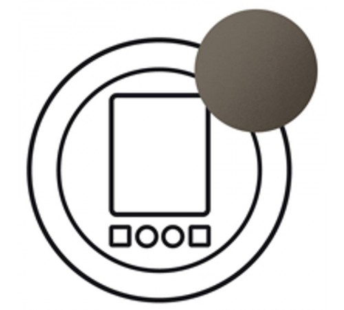 Celiane Графит Накладка таймера (мех.67053)  067928  Legrand