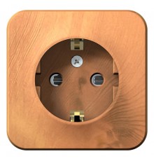 Blanca Ясень О/У Розетка с заземлением со шторками, 16А, 250В  BLNRA011105  SE