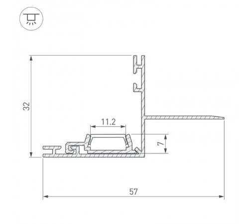 Профиль PAK-EDGE-2000  021721  Arlight