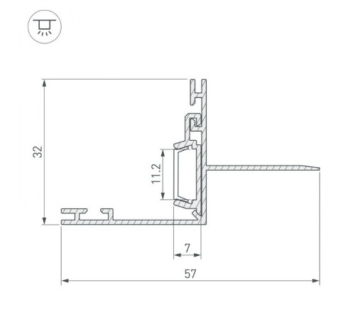 Профиль PAK-EDGE-2000  021721  Arlight