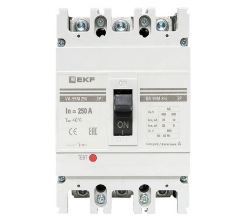 Выключатель автоматический ВА-99М 250/250А 3P 35кА EKF Basic  mccb99-250-250m  EKF