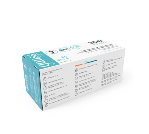 Светильник  LED ССП-176 EVO IP65 1200*60*58 36W 4320lm 6500K 175-265V мат сенс и соед в лин 1/12  864424336-S  Gauss