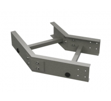 Угол горизонтальный 45° 100x750 R300, стеклопластик  GLG41075R  DKC