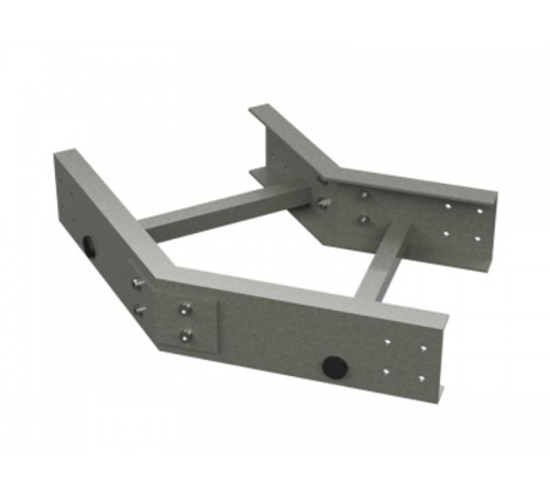 Угол горизонтальный 45° 100x750 R300, стеклопластик  GLG41075R  DKC