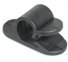 Клипса самоклеящаяся КС-1 черная (24шт)  UHP41-1-K02  IEK