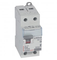 Выключатель дифференциальный (УЗО) DX3-ID 2п 63А 300мА тип AC-S  411543  Legrand