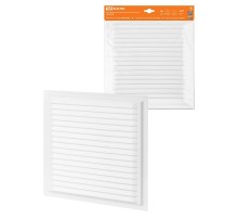 Решетка металл. 300х300, белая, с покрытием полимерной эмалью,  SQ1807-0705  TDM