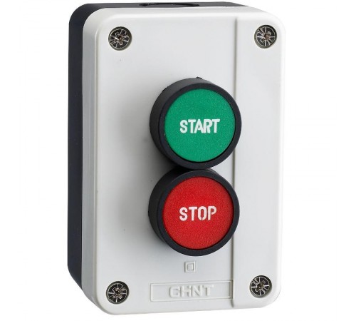 Кнопочный пост NP2-B215, 1НО+1НЗ (R)  573940  CHINT