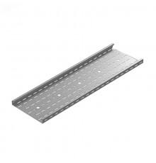 Промышленный лоток кабельный перфорированный 100х35х3000, толщ. 2,0 мм, гор. цинк, 311130  ПЛКП-100х35х3000-2,0-ГЦ   Ostec