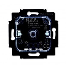 Механизм светорегулятора, DALI, поворотный, пассивный, изменение температуры цвета, до 64 РУ, скрытая установка  2CKA006599A3025  ABB