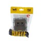 BRITE Розетка компьютерная 2-ая RJ45 кат.5E РК10-2-БрШ шампань  BR-K20-1-K37  IEK