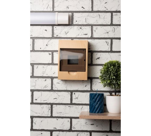 Щит распределительный навесной ЩРН-П- 6 светлое дерево IP41 EKF PROxima  pb40-n-6-light  EKF