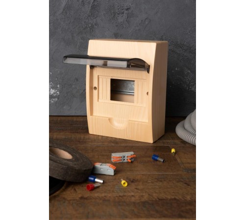 Щит распределительный навесной ЩРН-П- 6 светлое дерево IP41 EKF PROxima  pb40-n-6-light  EKF