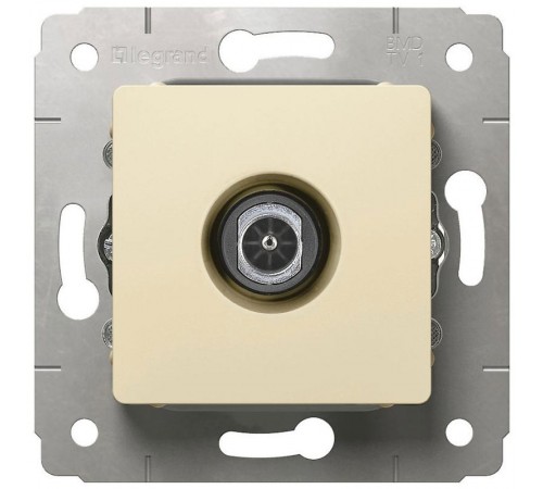 Cariva Сл. кость Розетка TV оконечная 10 дБ, 4-2150 МГц  773779  Legrand