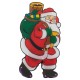 Светодиодная новогодняя фигура Дед Мороз 2 ENGDS-16, 24*45см, 20 LED, 3*AAA, IP20  Б0056007  ЭРА