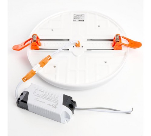 Светильник светодиодный встраиваемый AL509 с регулируемым монтажным диаметром (до 130мм) 18W 6400K белый  41213  Feron