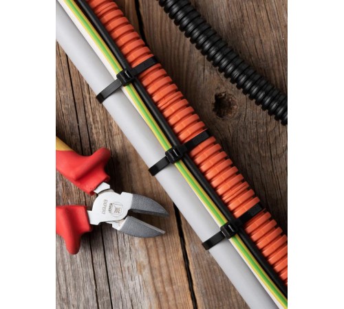 Хомут нейлоновый ЧЕРНЫЙ 4,8х250 (уп./100шт) EKF Simple  plc-cb-4.8x250  EKF