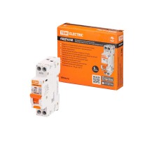 Выключатель автоматический дифференциального тока АВДТ 63М 2P(1P+N) C25 100мА 4,5кА тип АС  SQ0202-0067  TDM