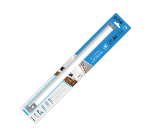 Светильник сенсорный модель E 6W 600lm 4000K 170-260V 500mm PIR  9024531206  Gauss