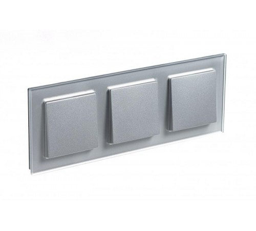 AtlasDesign Nature Рамка 3-ая, стекло Алюминий ATN320303 SE