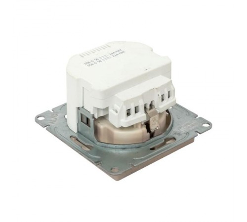 Механизм розетки с USB-C - 2шт, 16А, с заземлением, со шторками, кремовый Эпика  UP1-SOI-111-2USBC EKF