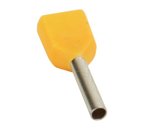 Наконечник штыревой втулочный под два провода OptiKit T-Shv2-PVC- 1,0-10(100шт)  278046  КЭАЗ