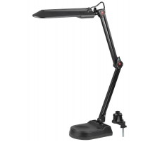Светильник настольный на основании/струбцина NL-202 11Вт ЛЛ G23 черный с лампой  C0041459  ЭРА
