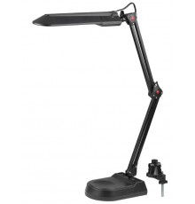 Светильник настольный на основании/струбцина NL-202 11Вт ЛЛ G23 черный с лампой  C0041459  ЭРА