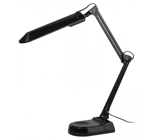 Светильник настольный на основании/струбцина NL-202 11Вт ЛЛ G23 черный с лампой  C0041459  ЭРА