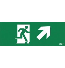 Пиктограмма (наклейка) "Фигура/стр. вверх вправо" ДПА IP20/54  LPC10-1-24-09-FVVNAPR  IEK