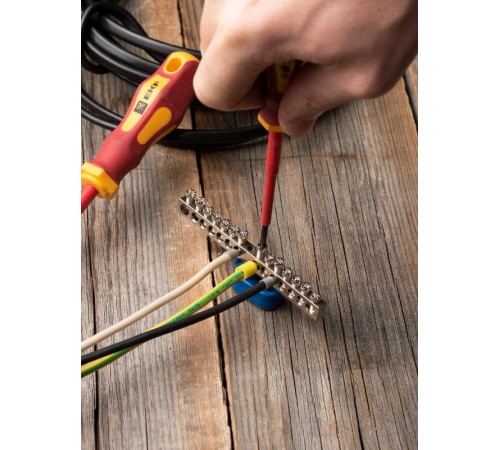 Шина "N" 63.14 (1-н изолятор стойка) никель EKF PROxima  sn1-63-14-1  EKF