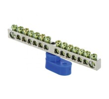 Шина "N" 63.14 (1-н изолятор стойка) никель EKF PROxima  sn1-63-14-1  EKF