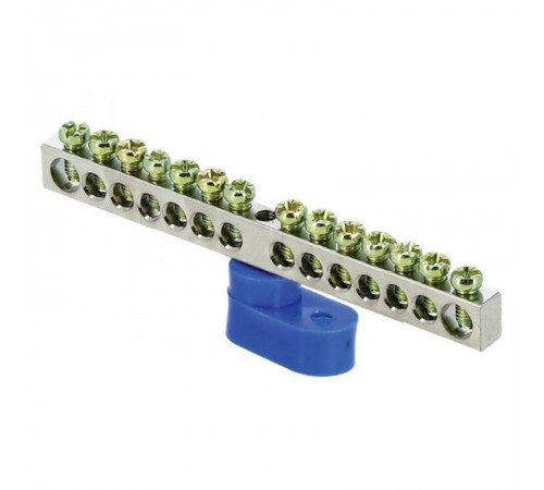 Шина "N" 63.14 (1-н изолятор стойка) никель EKF PROxima  sn1-63-14-1  EKF