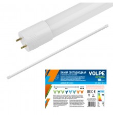 Лампа светодиодная LED-T8-18W/DW/G13/FR/FIX/O LED с мат. рассеив.. G13 неповор.. Серия "Optima". 6500К. .  10076  Volpe