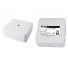 Коробка распределительная КР 100х100х44 о/п белая, IP40, инд. штрихкод  SQ1401-0909  TDM