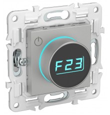 SKANDY Термостат электронный с индикацией SK-T01S серебряный   SK-RT11-K23  IEK