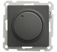 W59 Черный бархат Светорегулятор поворотный 300Вт на 230В  SR-5S0-6-86  SE