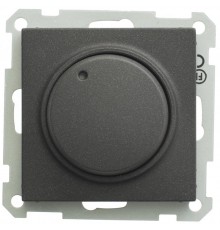 W59 Черный бархат Светорегулятор поворотный 300Вт на 230В  SR-5S0-6-86  SE